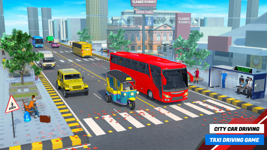 اسکرین شات 4 بازی Car Driving Games: Taxi Games