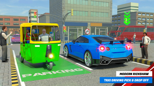 اسکرین شات بازی Car Driving Games: Taxi Games 3