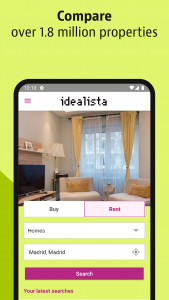 اسکرین شات برنامه idealista 1