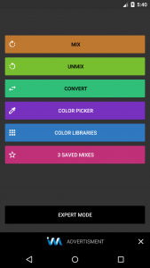 اسکرین شات 1 برنامه Color Mixer