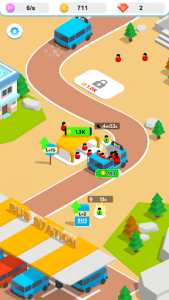 اسکرین شات بازی Idle Bus 3D 1