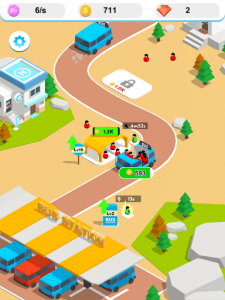 اسکرین شات بازی Idle Bus 3D 6