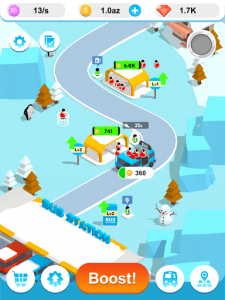 اسکرین شات بازی Idle Bus 3D 8