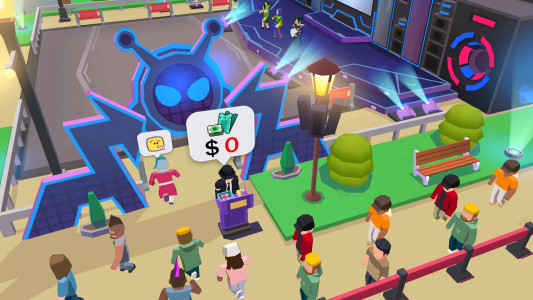 اسکرین شات بازی Idle Music Star Tycoon Games 2