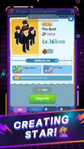 اسکرین شات بازی Idle Music Star Tycoon Games 8