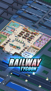 اسکرین شات 1 بازی Railway Tycoon - Idle Game