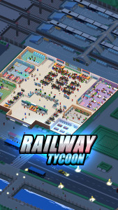 اسکرین شات بازی Railway Tycoon - Idle Game 1