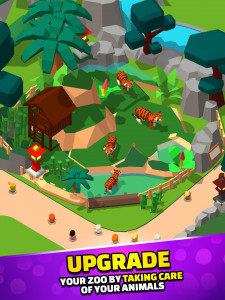 اسکرین شات بازی Idle Zoo Tycoon 3D - Animal Pa 4