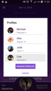 اسکرین شات 5 برنامه My daily horoscope PRO