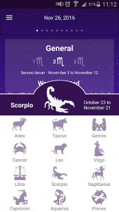 اسکرین شات برنامه My daily horoscope PRO 1