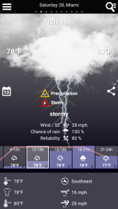 اسکرین شات 3 برنامه Weather News Pro