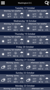 اسکرین شات 2 برنامه Weather News Pro