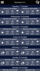 اسکرین شات 2 برنامه Weather News Pro