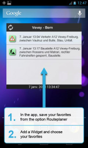 اسکرین شات 5 برنامه Swiss-Traffic
