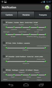 اسکرین شات 6 برنامه Swiss Traffic