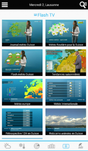 اسکرین شات برنامه Weather for Switzerland 4