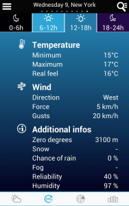 اسکرین شات 2 برنامه USA Weather forecast