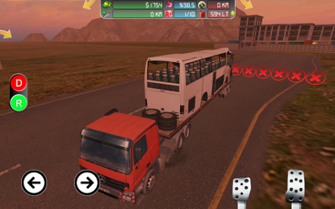 اسکرین شات بازی Intercity Truck Simulator - LITE 6