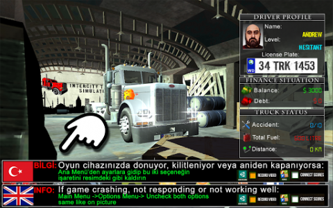 اسکرین شات بازی Intercity Truck Simulator - LITE 1