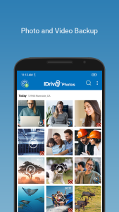 اسکرین شات 1 برنامه IDrive Photo Backup
