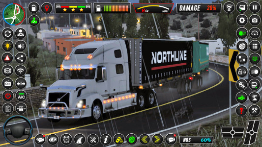 اسکرین شات 3 بازی US Truck Driving Cargo Game 3D