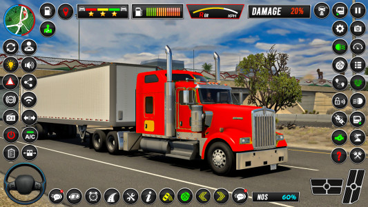 اسکرین شات 4 بازی US Truck Driving Cargo Game 3D