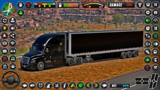 اسکرین شات 1 بازی US Truck Driving Cargo Game 3D