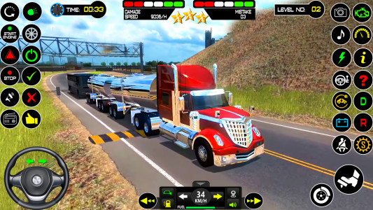 اسکرین شات بازی US Truck Driving Cargo Game 3D 3