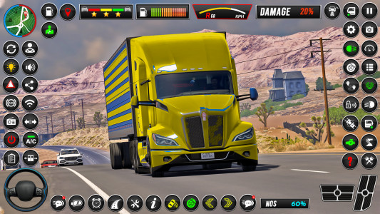 اسکرین شات 5 بازی US Truck Driving Cargo Game 3D