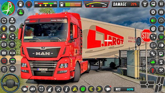 اسکرین شات بازی Truck Simulator Cargo Truck 3D 1