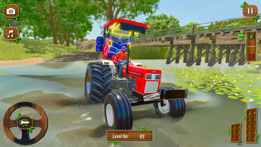 اسکرین شات 1 بازی Indian Tractor Sim Tochan Game