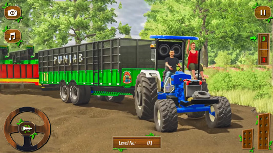 اسکرین شات 2 بازی Indian Tractor Sim Tochan Game