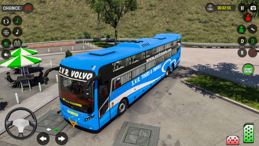 اسکرین شات 3 برنامه Bus Driving Coach Bus Sim 3D