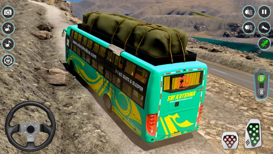 اسکرین شات 6 بازی Uphill Bus Driving Offroad Bus