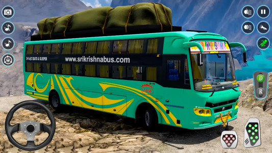 اسکرین شات 2 بازی Uphill Bus Driving Offroad Bus