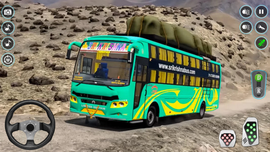 اسکرین شات 4 بازی Uphill Bus Driving Offroad Bus