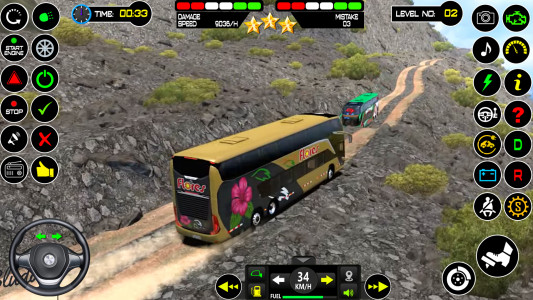اسکرین شات بازی Indian Offroad Bus Driving Sim 8