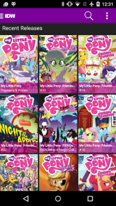 اسکرین شات برنامه My Little Pony Comics 2