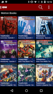 اسکرین شات برنامه Transformers Comics 3