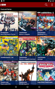 اسکرین شات برنامه Transformers Comics 6