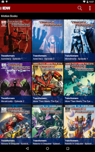 اسکرین شات برنامه Transformers Comics 7