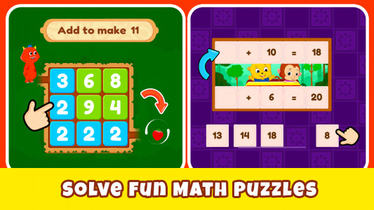 اسکرین شات 5 بازی Addition and Subtraction Games