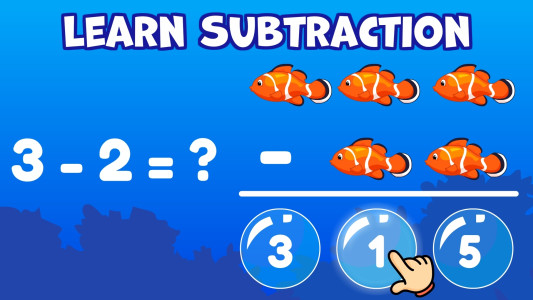 اسکرین شات 5 بازی جمع و تفریق بازی برای بچه ها