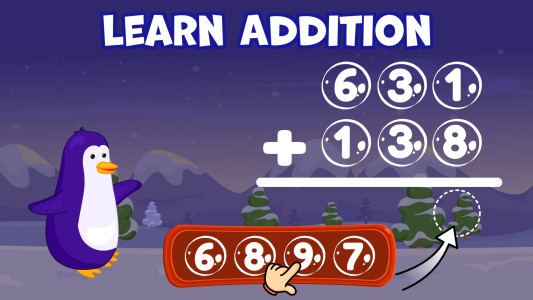 اسکرین شات 4 بازی جمع و تفریق بازی برای بچه ها