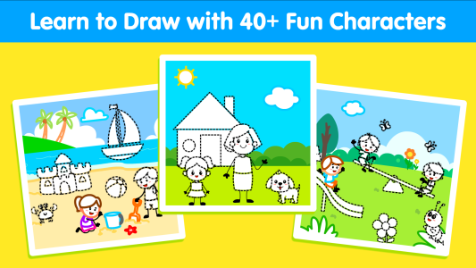 اسکرین شات 1 بازی Kids Drawing & Coloring Book