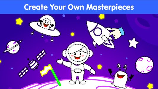 اسکرین شات 2 بازی Kids Drawing & Coloring Book