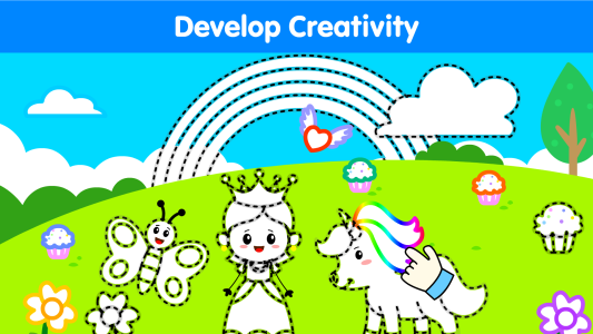 اسکرین شات 3 بازی Kids Drawing & Coloring Book