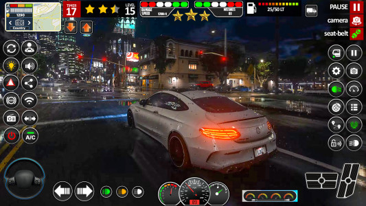 اسکرین شات 2 بازی City Car Driving Games Offline