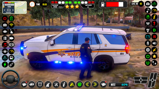 اسکرین شات 3 بازی Police Car Chase Police Car 3D