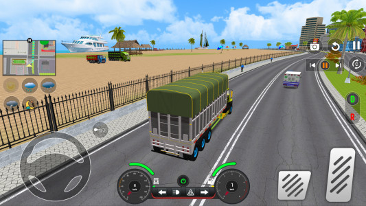 اسکرین شات 7 بازی US Cargo Truck Driving 3D Game